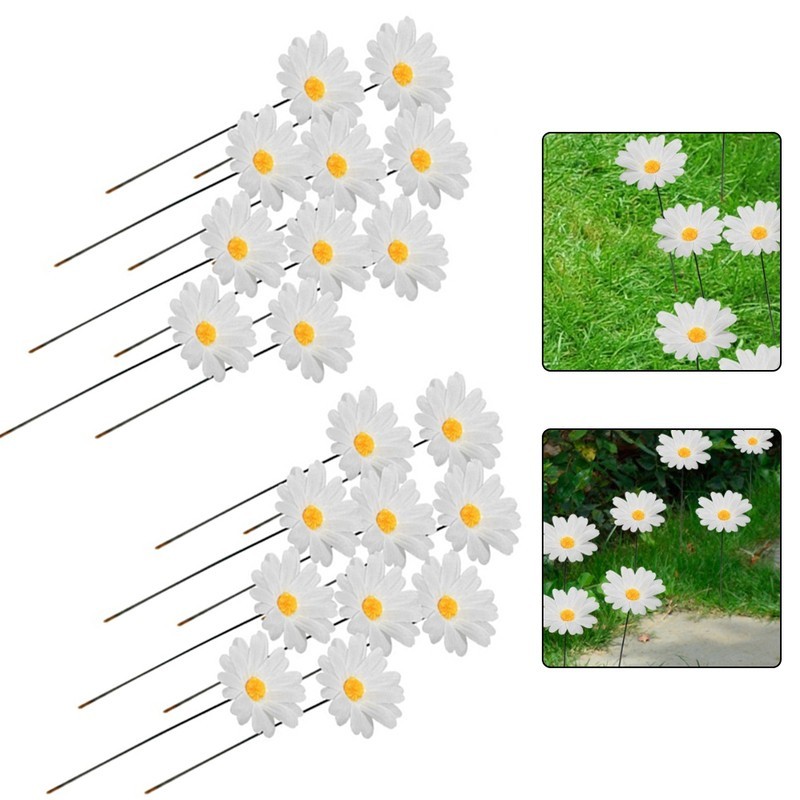 Outdoor Garden Decoration 20pcs Simulation Flowers Landscape 216 by 1181 inch