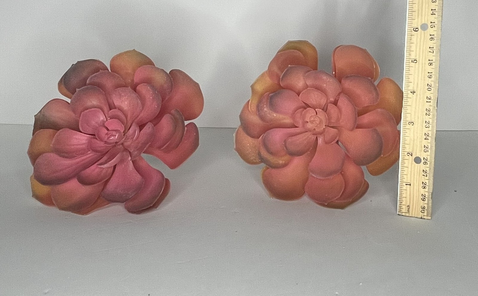 Orange Echeveria Large Pics Ashland Pick Fake Plastic Succulents 7″