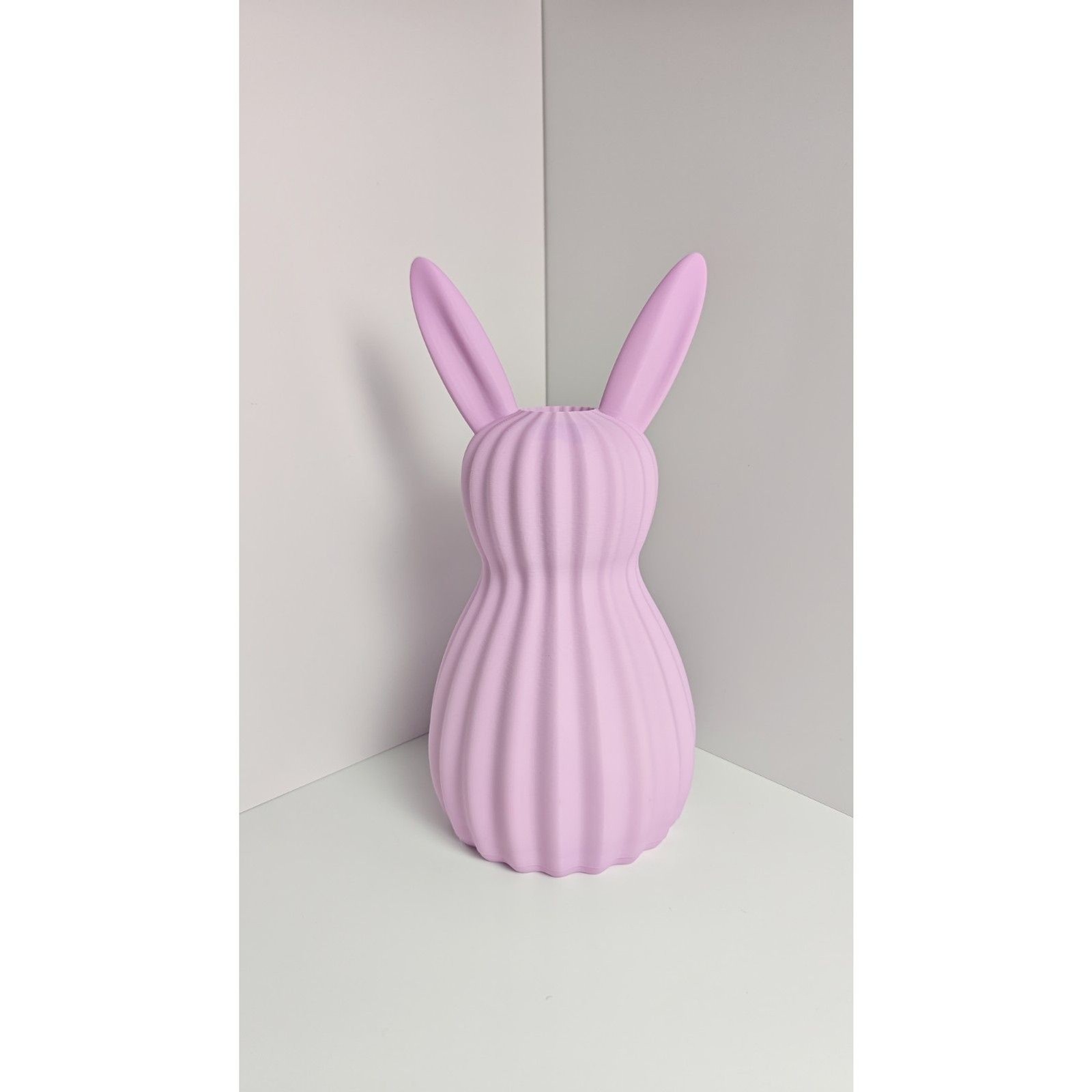 3D Printed Cute Pastel Bunny Vase Set (3 Sizes) | Easter Decor