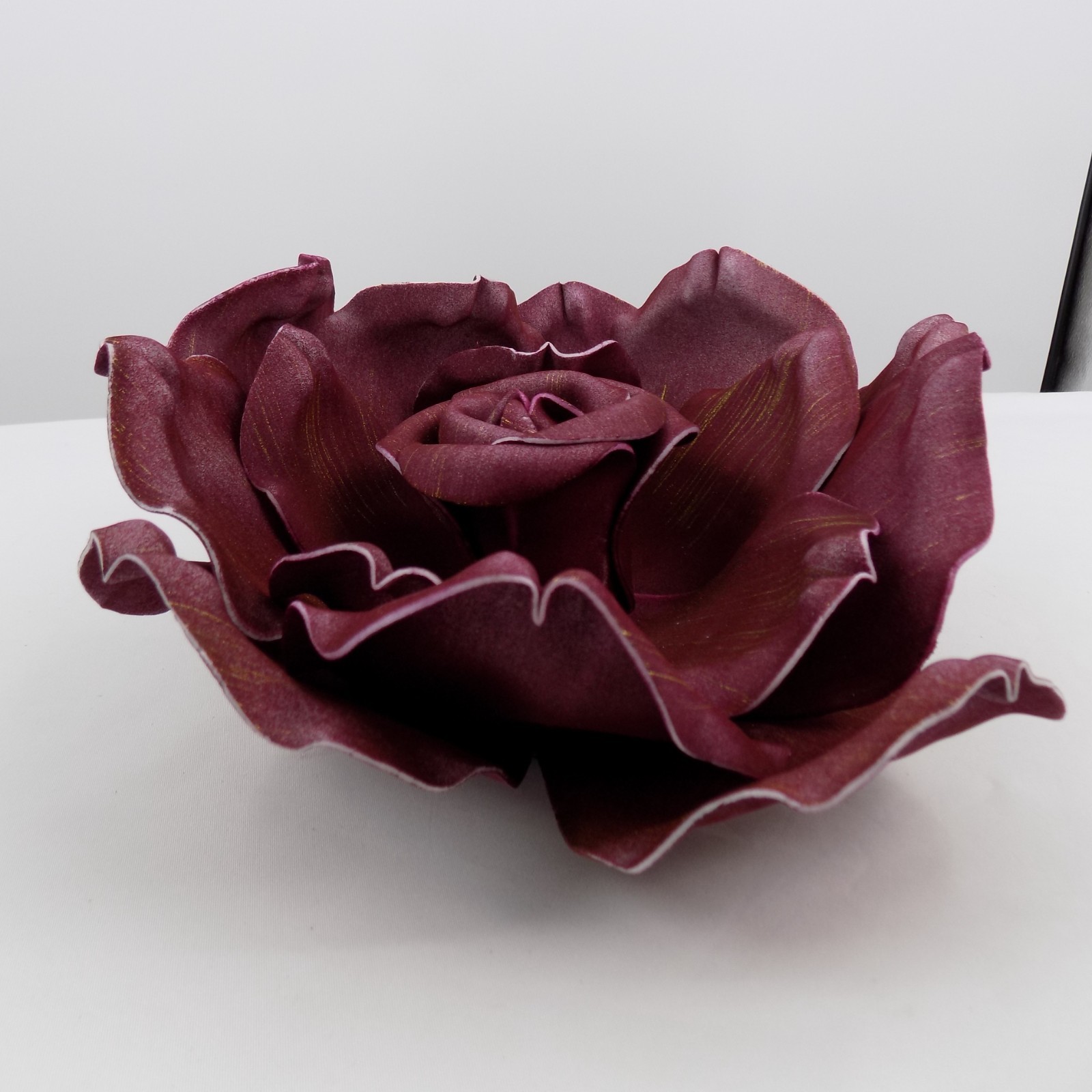 Ashland Blush Romance Burgundy Color Rose Flower Tabletop or Hanging Decor Foam