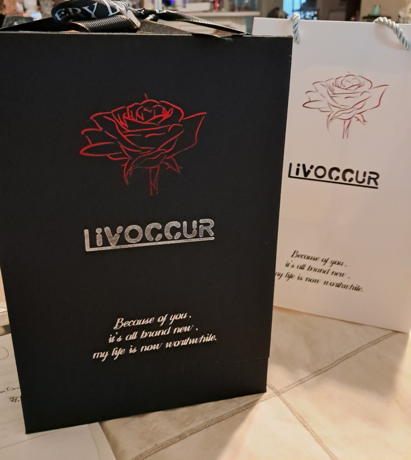 Livoccur Preserved RED ROSE in Glass DOME 4.7″×4.7″×7.5″ Stand