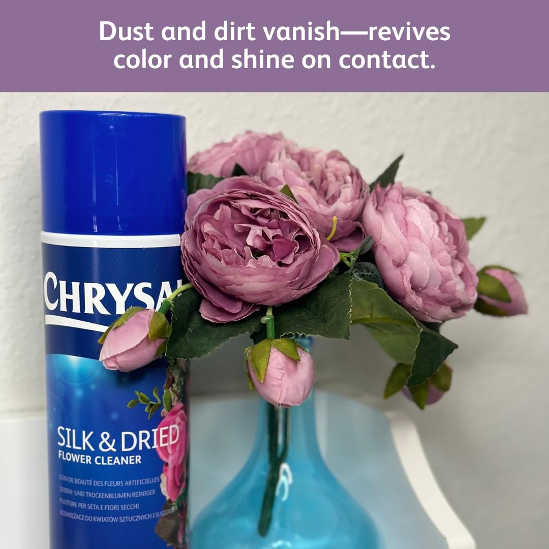 Chrysal Silk & Dried Flowers Cleaner Spray 14.8 oz Floral Supplies For Artif…