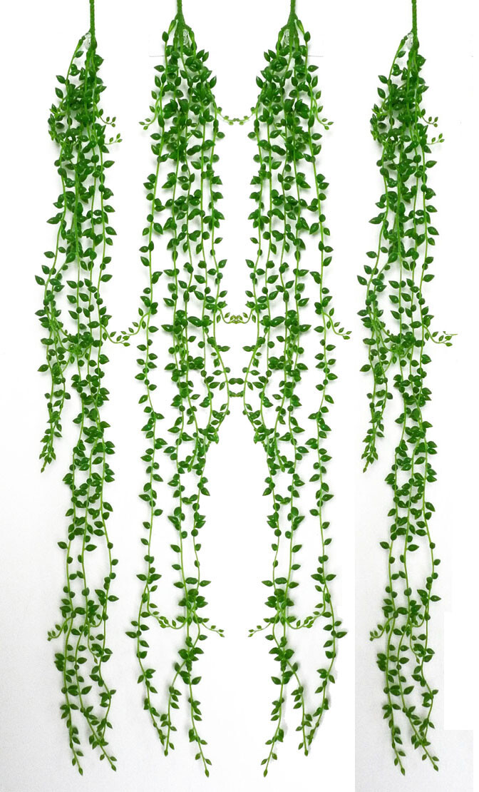 4 Beans Rattan Hangings Artificial Plant Plastic String Of Pearls Wall Decora