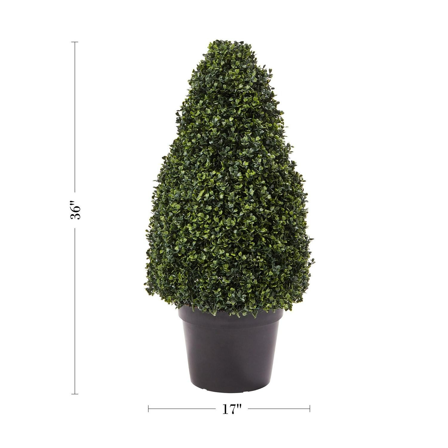 Pure Garden Artificial Boxwood Topiary