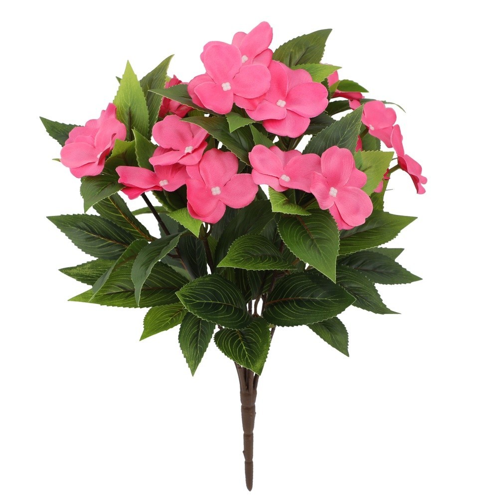 Artificial Silk Bouquet in White Pink Red Yellow Flower Red Purple 25x38cm Size