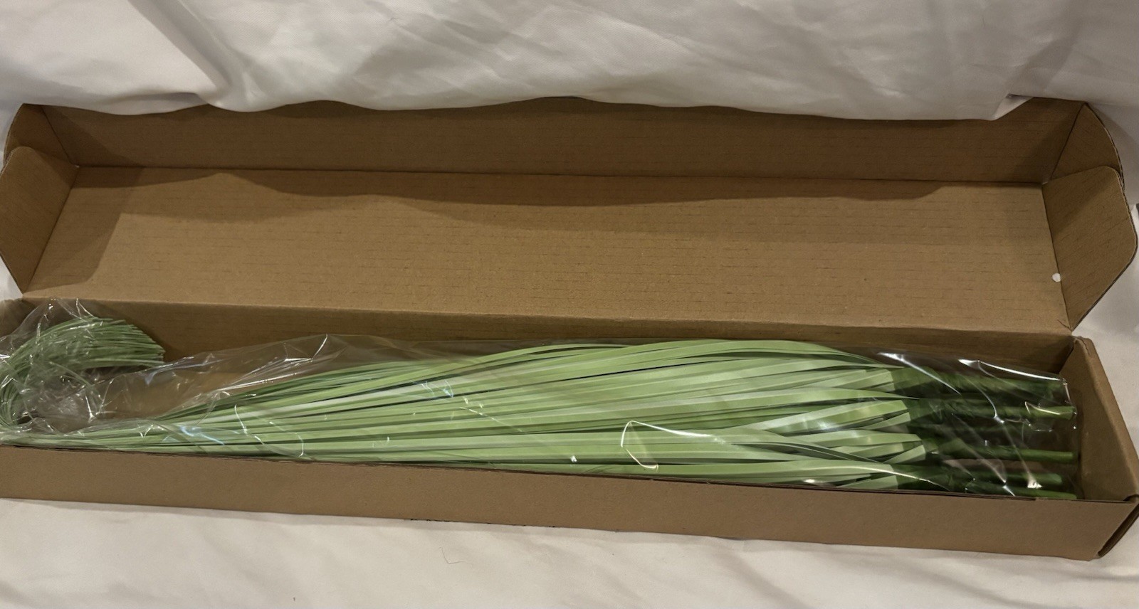 10Pcs-Decorative floral Green Plant stems, #30