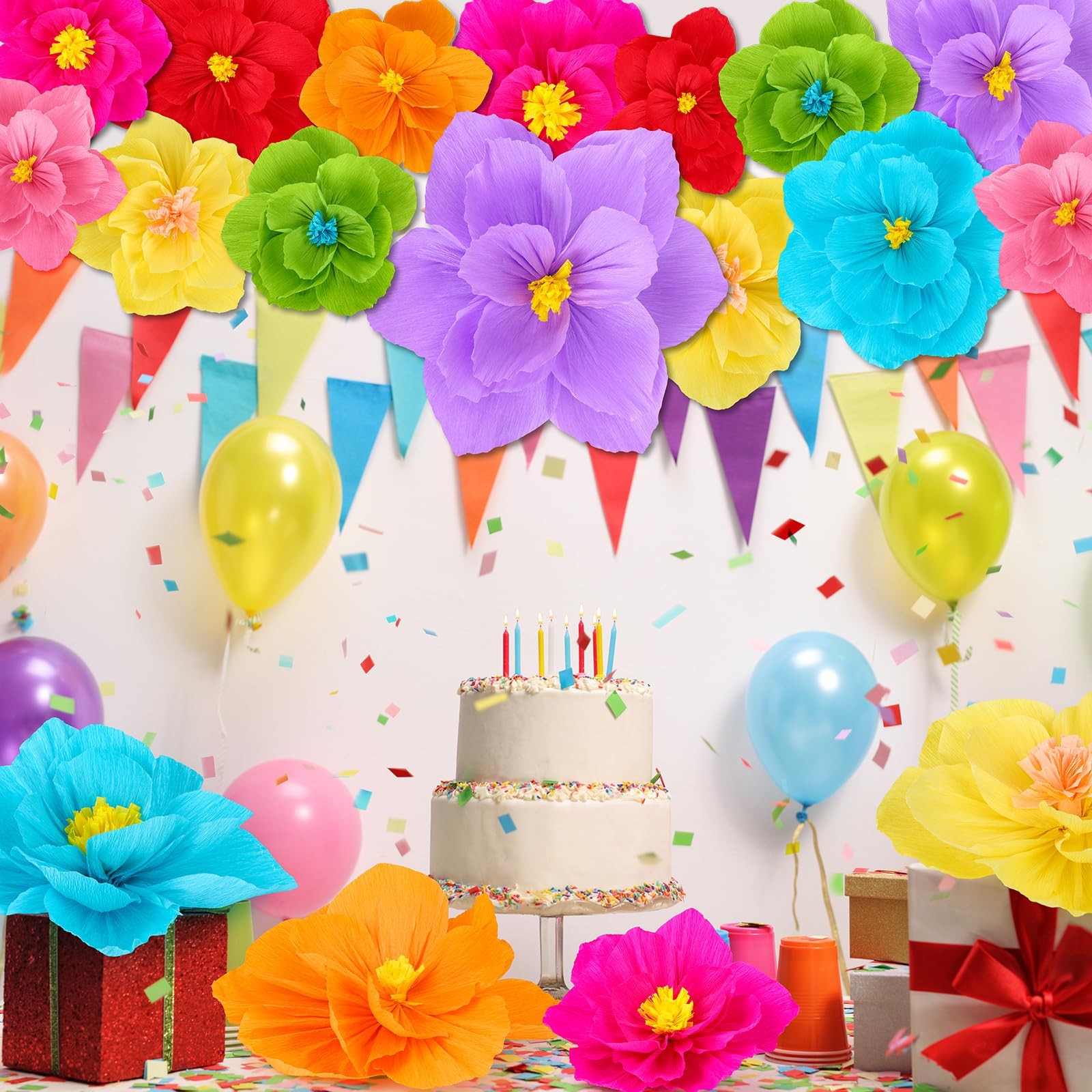 Giant Paper Flowers Artificial Large Paper Flower Decoration for Handcrafted …