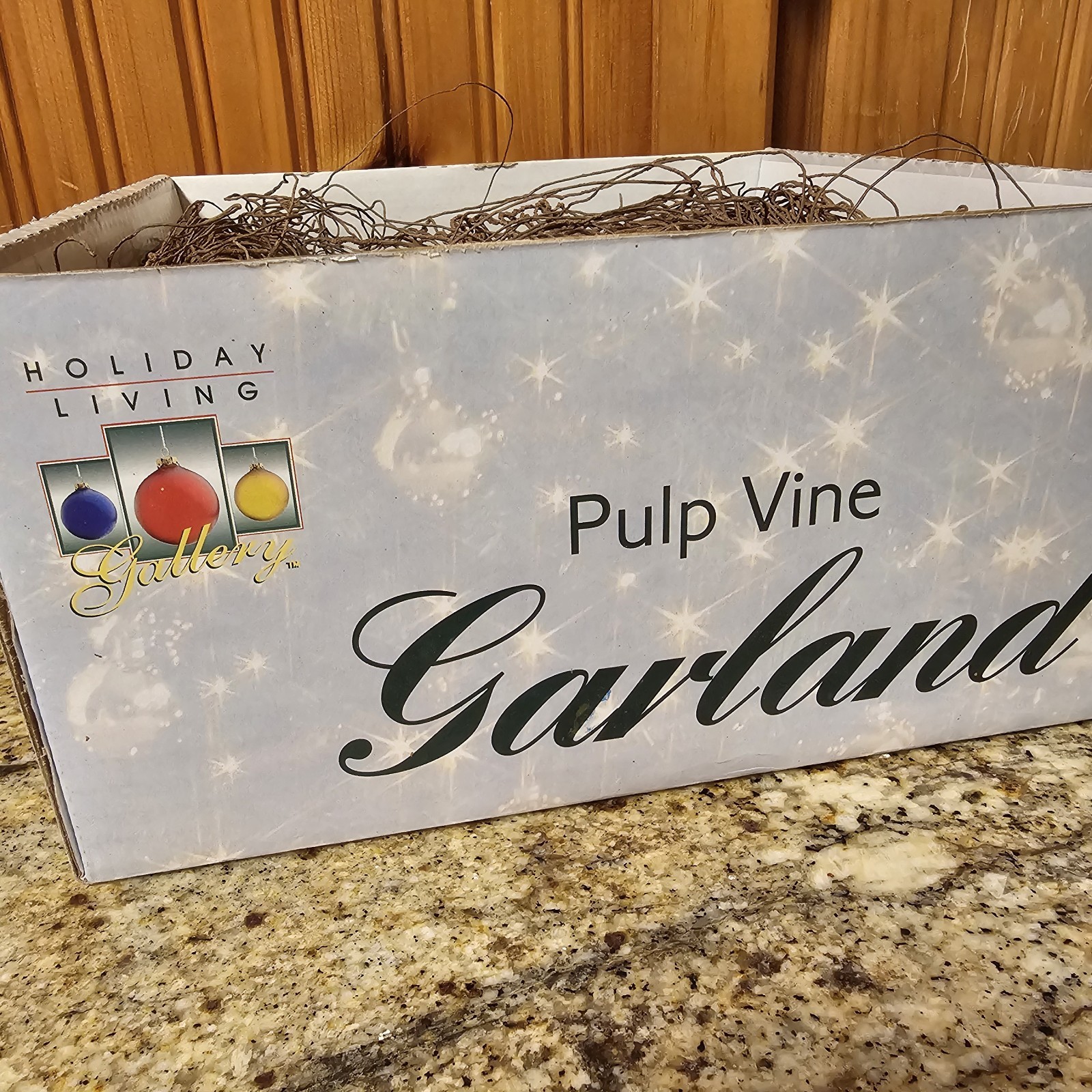 Natural Grapevine Rustic Garland Wreath Pulp Vine Holiday Living DIY Crafts 6 FT