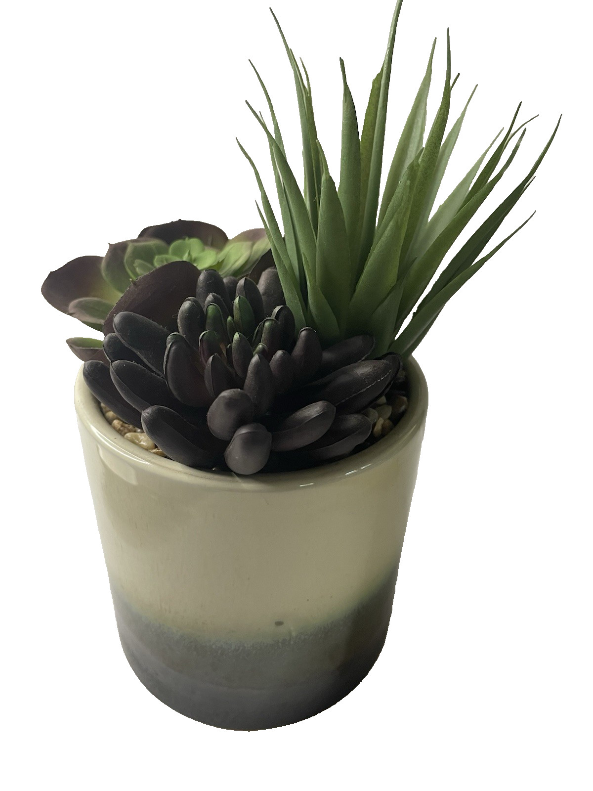 Mainstays 7.4″ Mixed Artificial Succulent Arrangement in Ceramic Planter