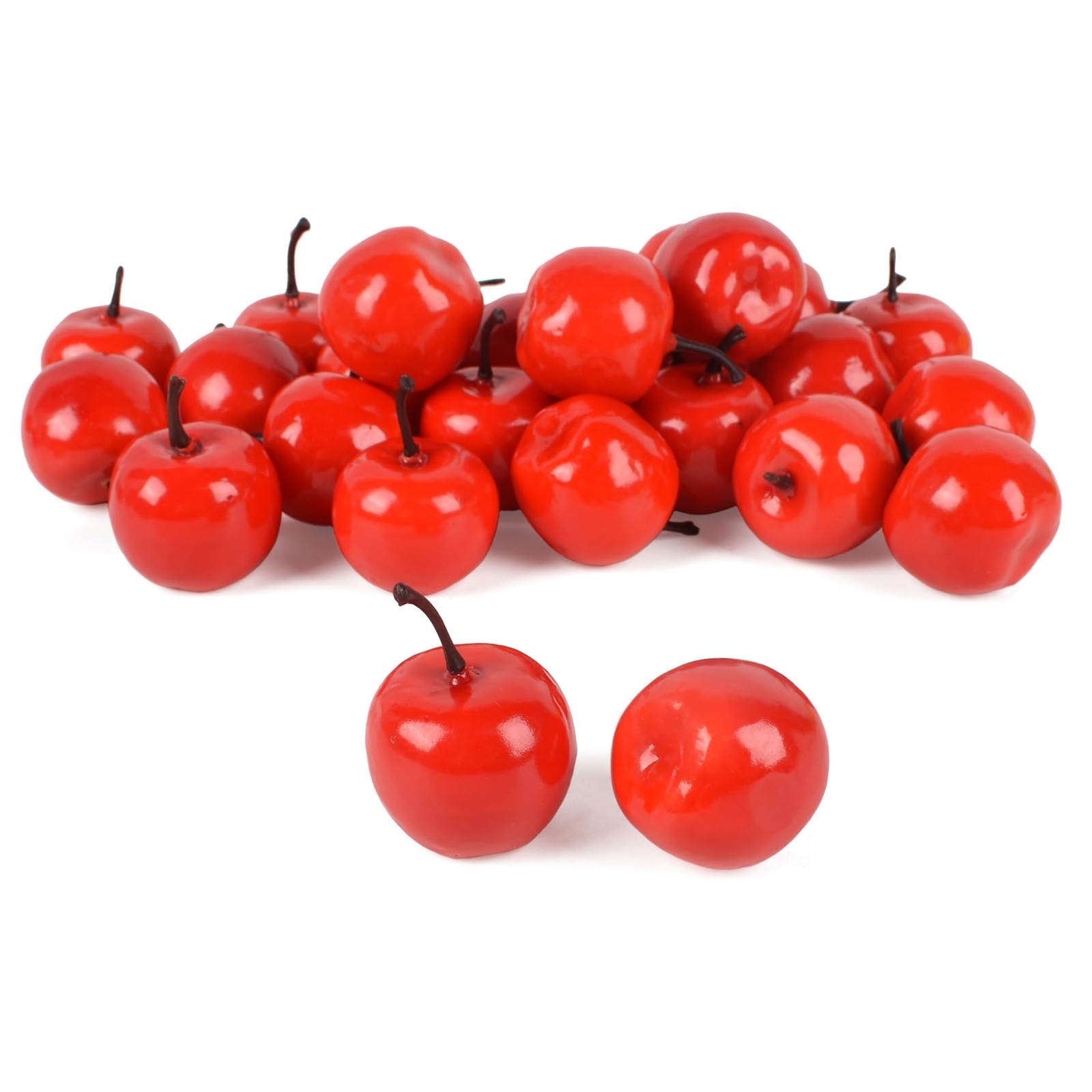 20PCS Artificial Mini Apples Small Fake Apple Fruit Home Kitchen Party Decor,…