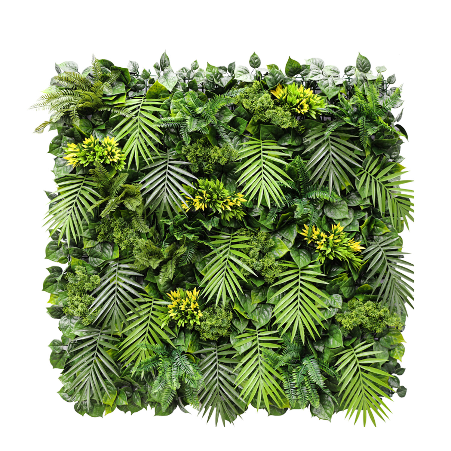 40″x40″ Artificial Faux 3D Mix Leaf Privacy Fence Screen Decor Panel Hedge V8