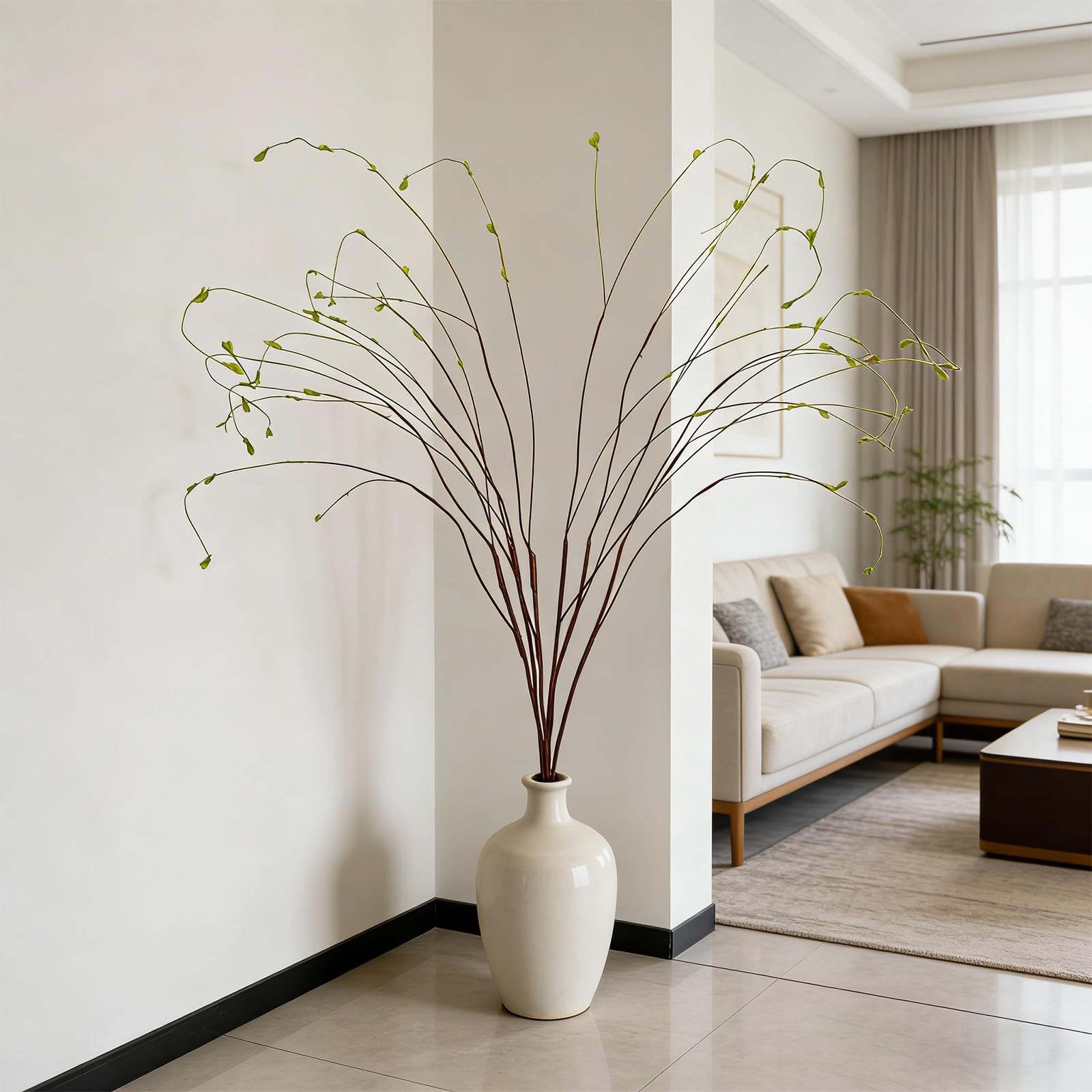 6 Pcs 55.1inch Artificial Ficus Branches Fake Greenery Stems Faux Ficus Twig …