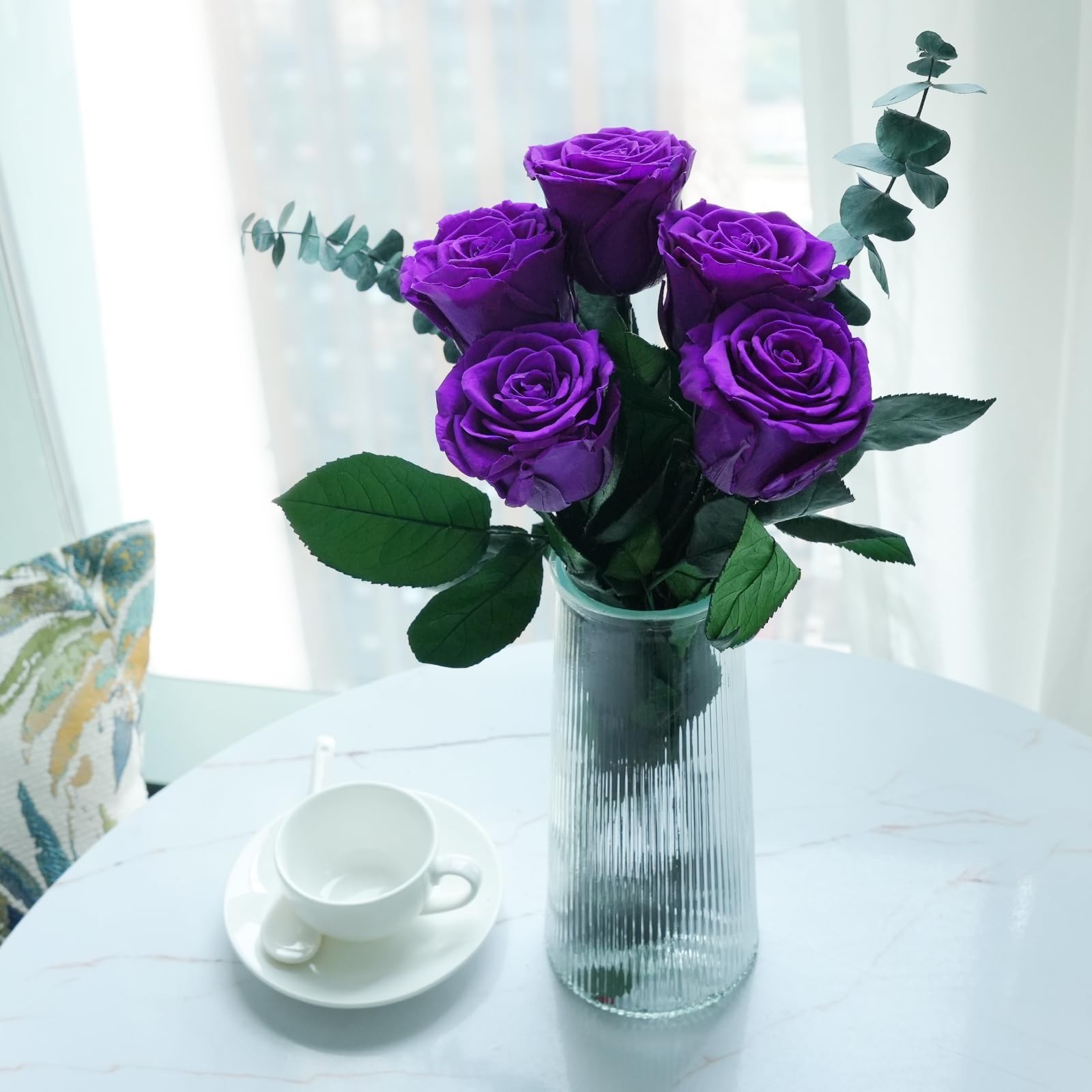 1 PCS Preserved Flowers Rose for Mom Grandma Birthday Valentine’s Day