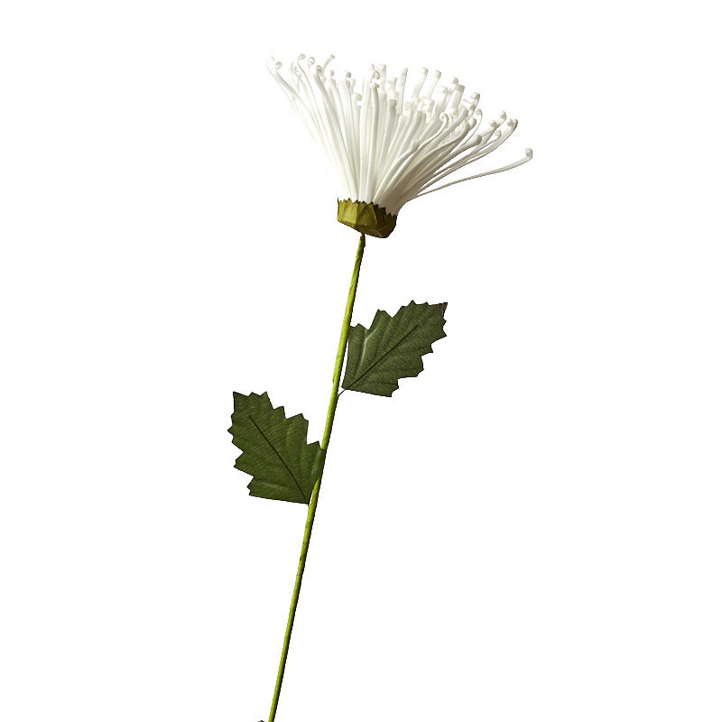 Pack of 12 White Artificial Fuji Spider Mum 21-1/2″ Stems