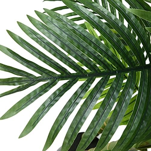 2 Pack Artificial Areca Palm Tree Plant, 6 Feet Fake Palm Tree for Indoor Out…