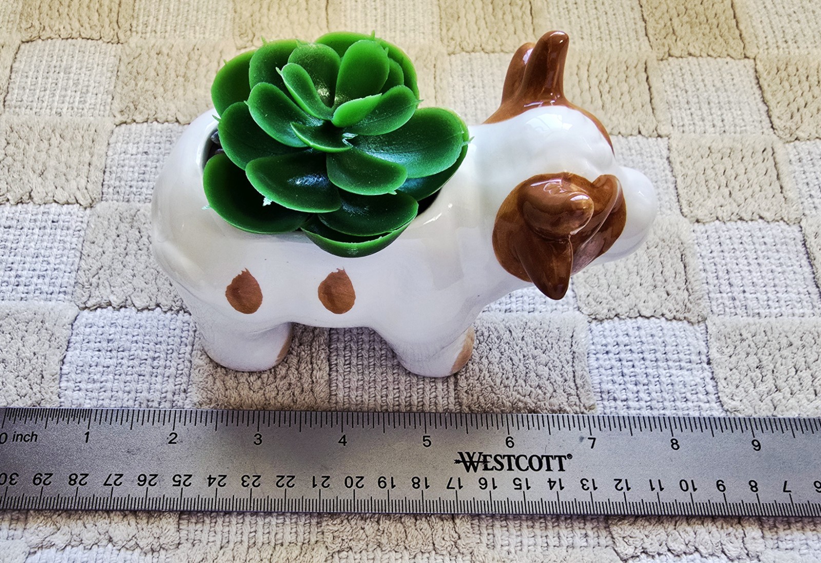 Old East Main Co. High Quality Animal Shape Planters With Lifelike Succulent