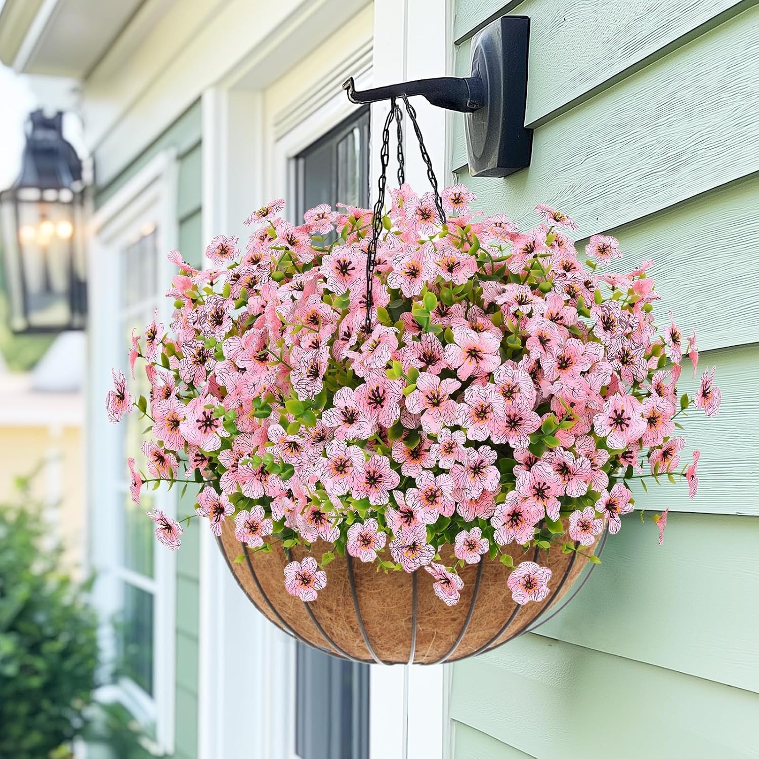 Lifelike 9-Pack Outdoor Faux Flowers – Maintenance-Free Decor for Any Season
