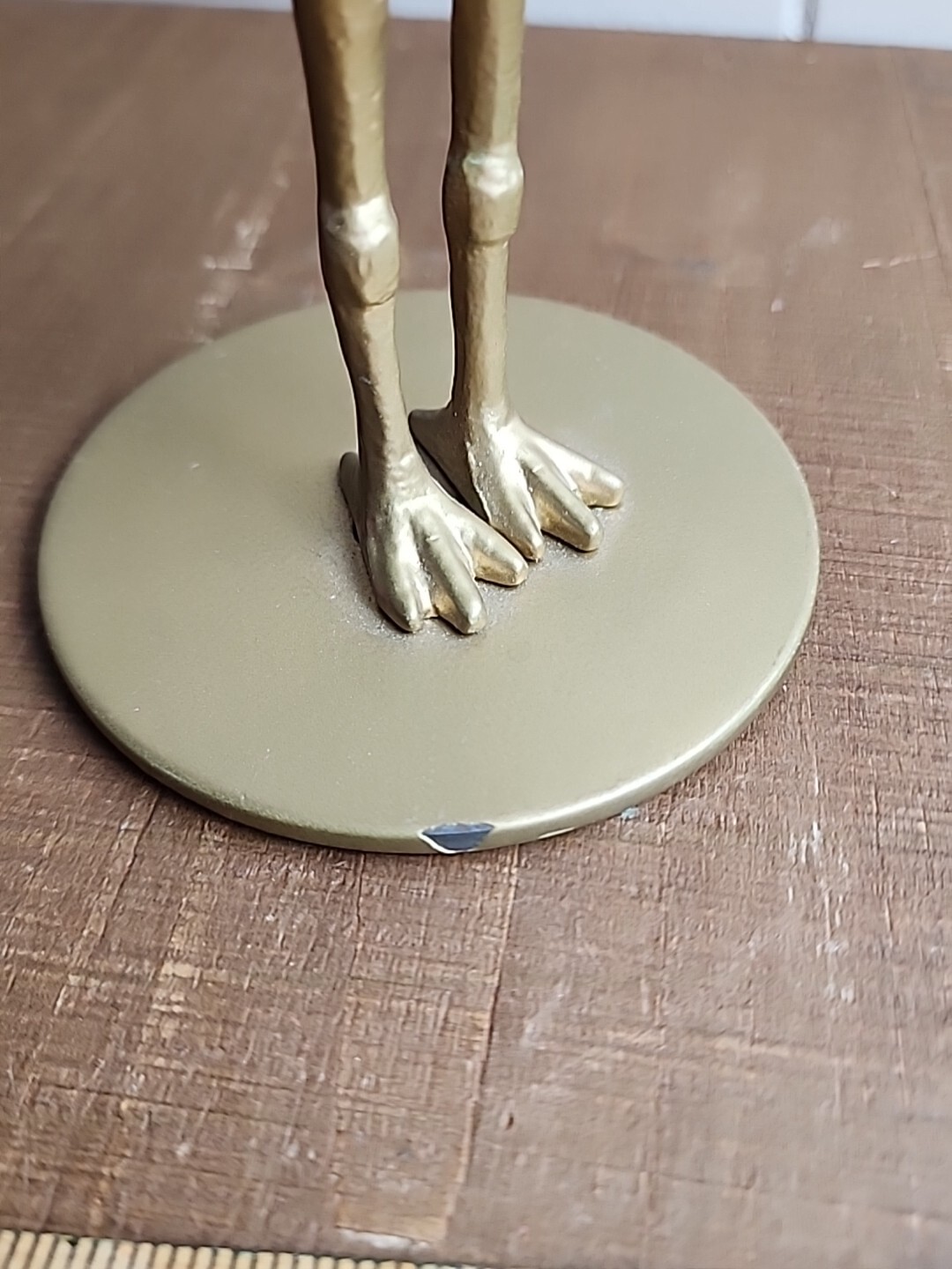 IKEA Markniva Decorative Brass Like Peacocks Figurine Gold