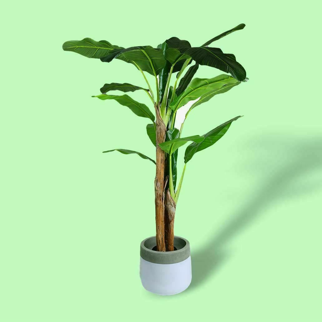 180cm Faux Artificial Fake Potted Banana Tropical Tree Plant Office Home Decor