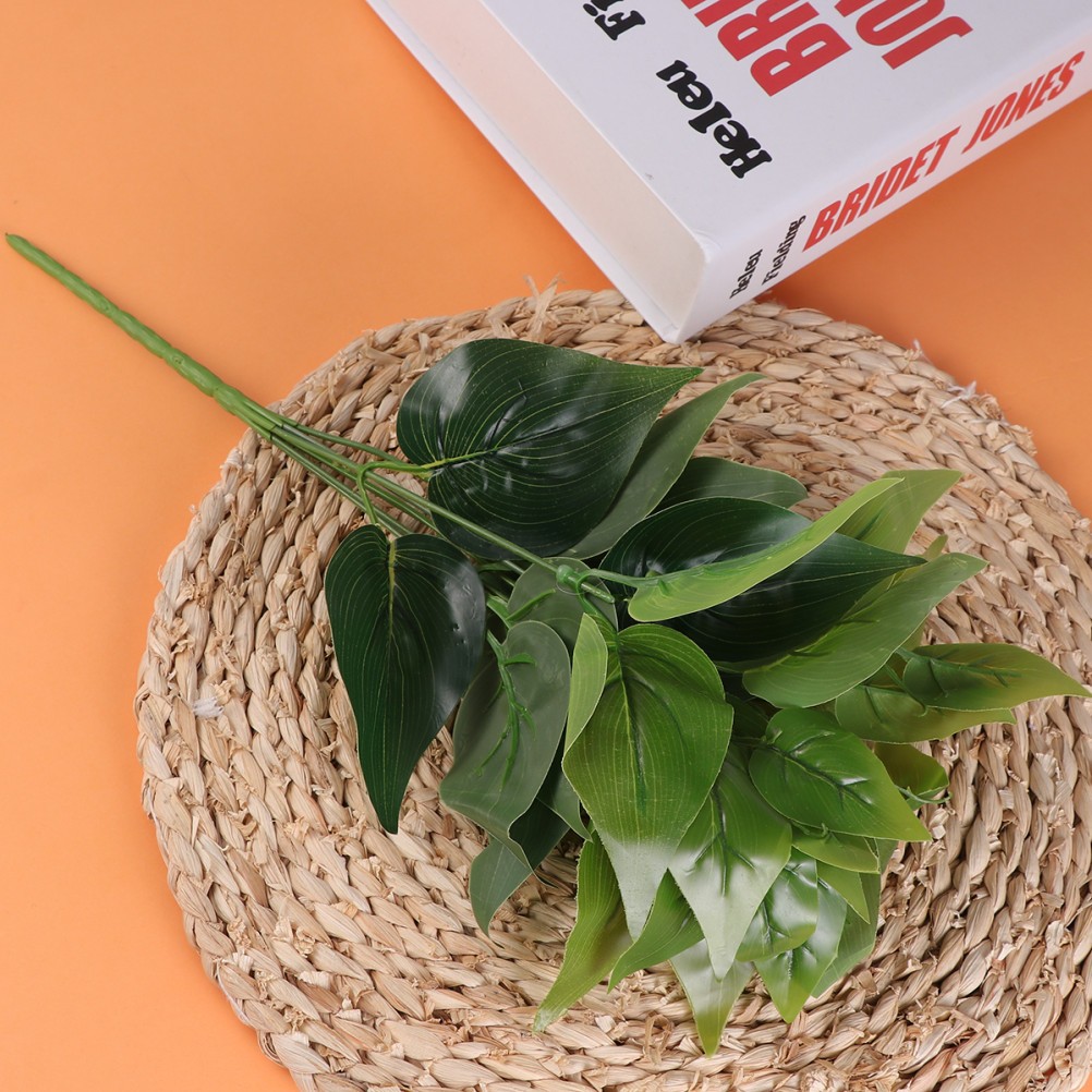 10 Pcs Artificial Plants Insert Decorations for Home Rooms Fake Wall