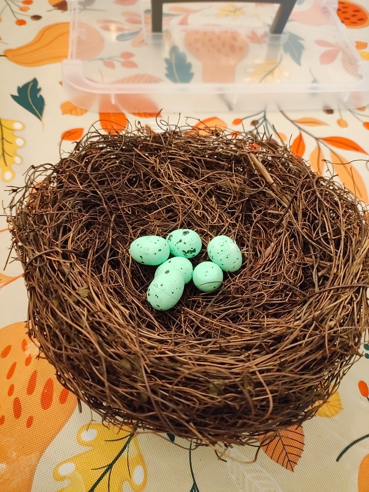 6″ Faux Artificial bird nest