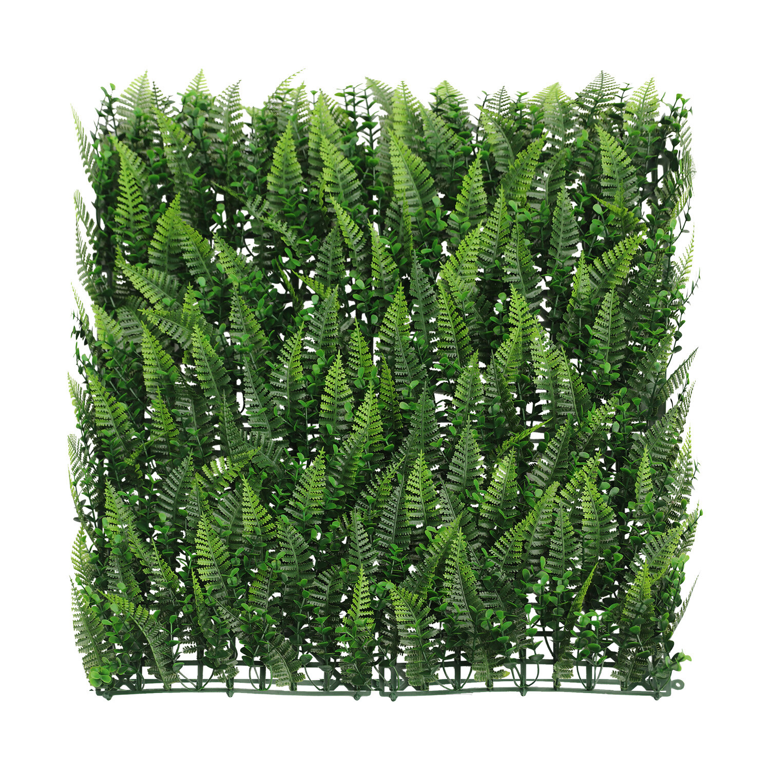 20″x20″ Artificial Faux #10 3D Mixed Panel Leaf Privacy Fence Screen Decor Hedge
