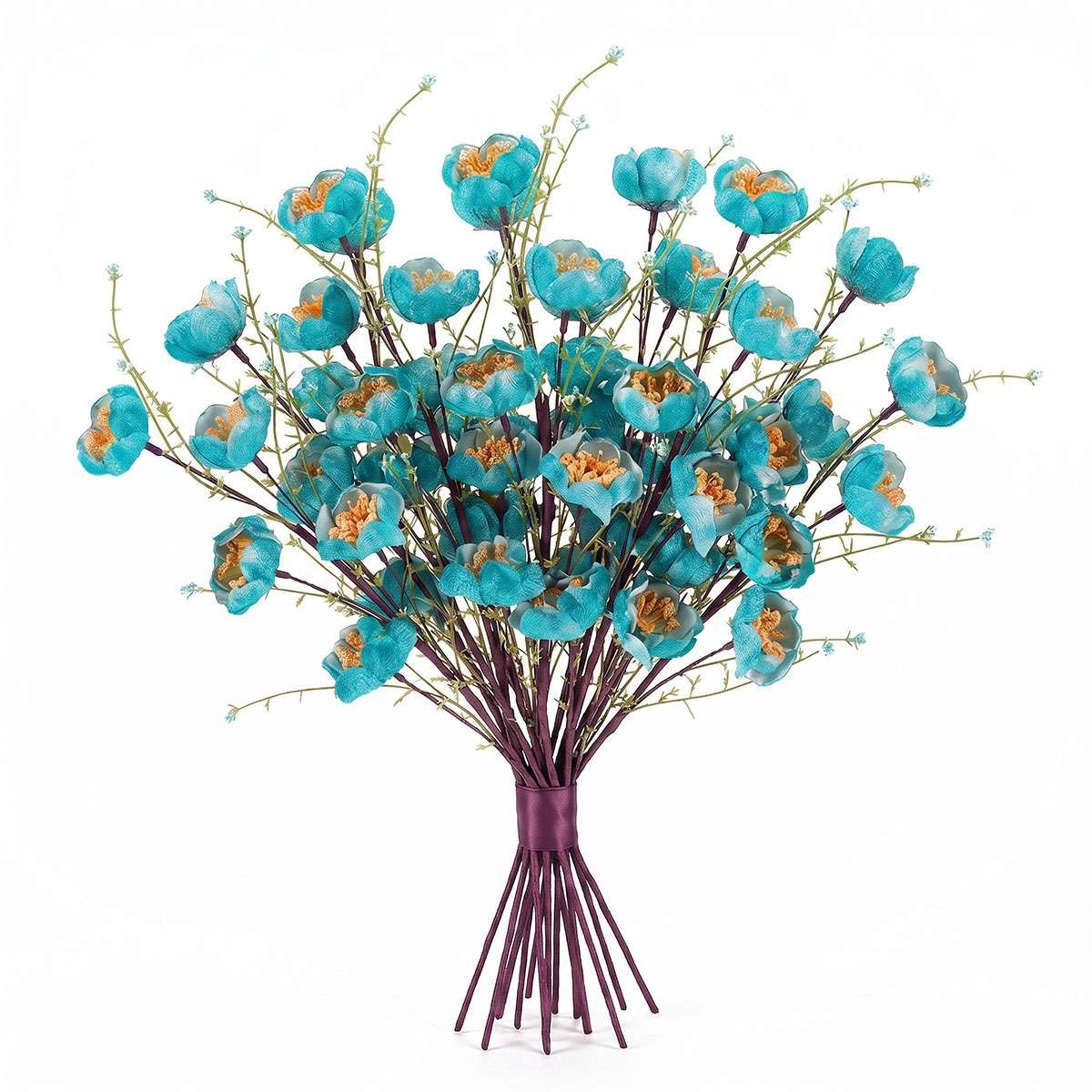 Artificial Silk Rhododendron Flowers Ornaments Home Wedding Decor UV Resistant