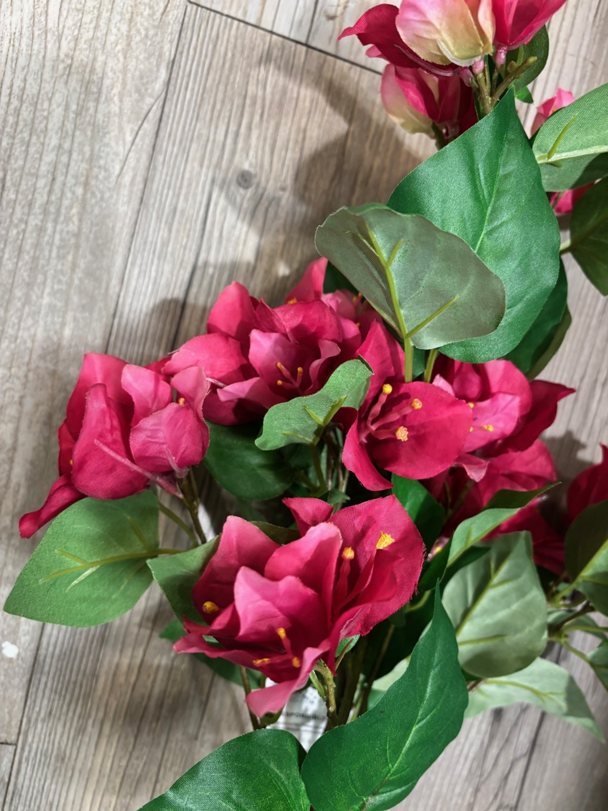 NEW Pottery Barn Faux Bougainvillea Flowers Bunch Bundle Stems Vase Decor NWT