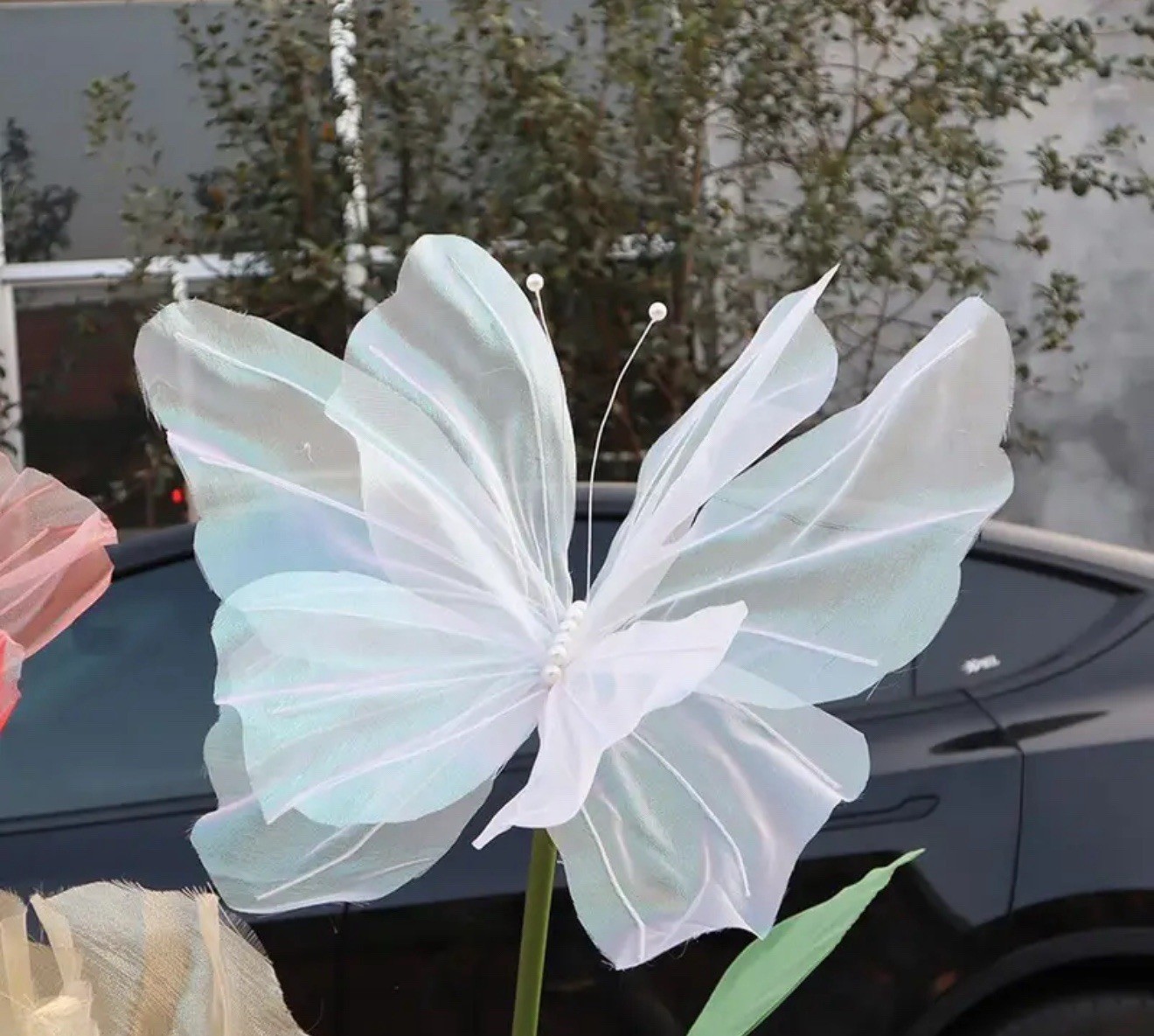 Butterfly 3D Festival Decoration Large Hanging Gauze Fake Butterfly