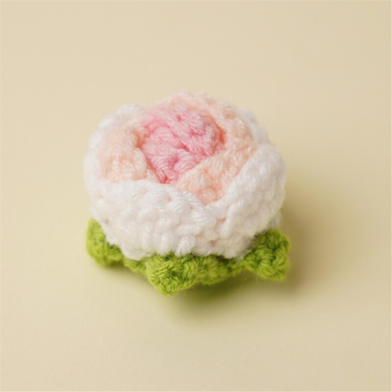 Knitting Crochet Flower Beautiful Knitted Flower for Friend