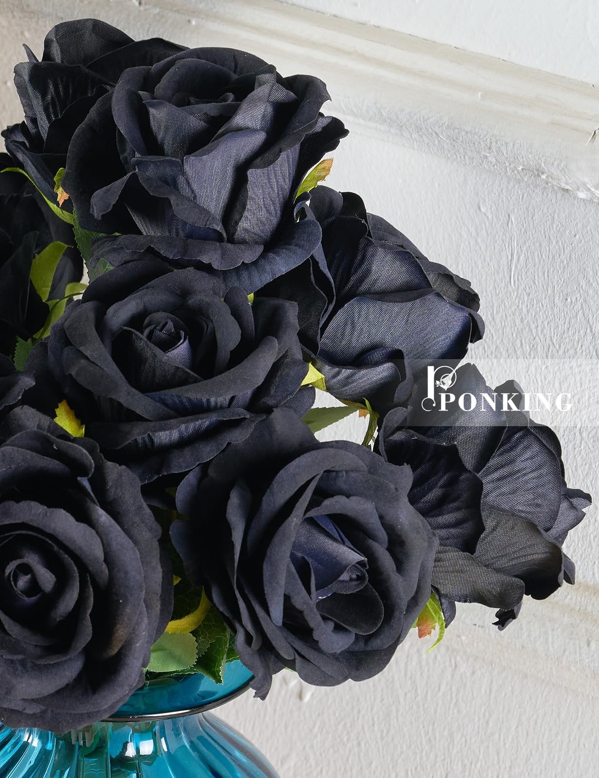 3.5″(9cm) Rose Artificial Flower 12pcs Realistic Faux Silk Roses Fake Flowers…