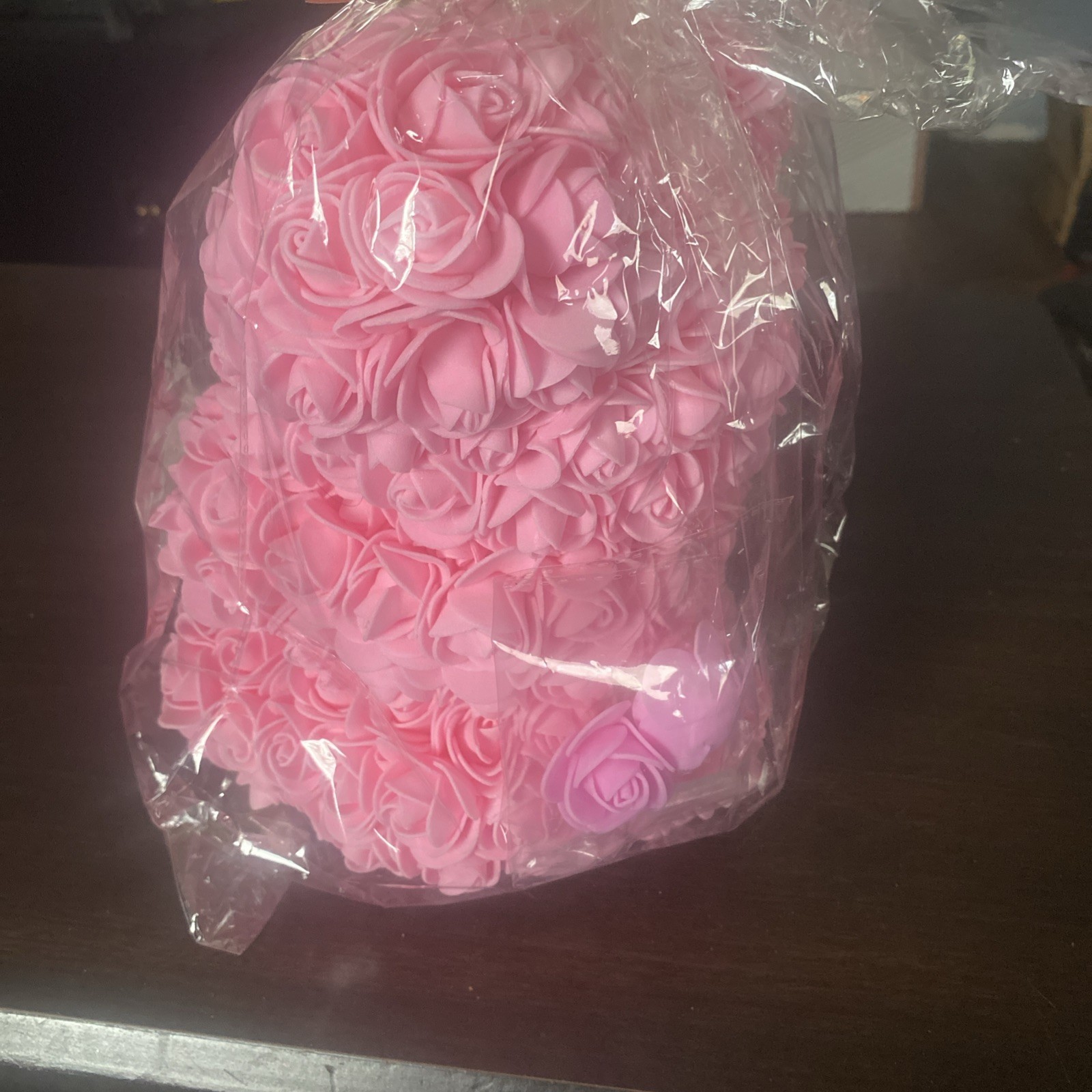 Floral Flower Foam Rose Teddy Bear Romantic Valentine’s Day Gift USA SELLER