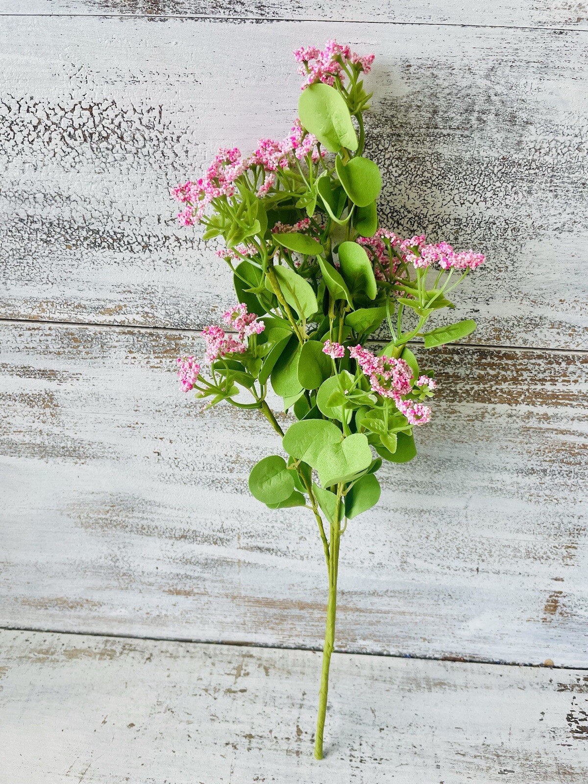 Queen Ann’s Lace Spray, Pink Faux Florals New One Spray