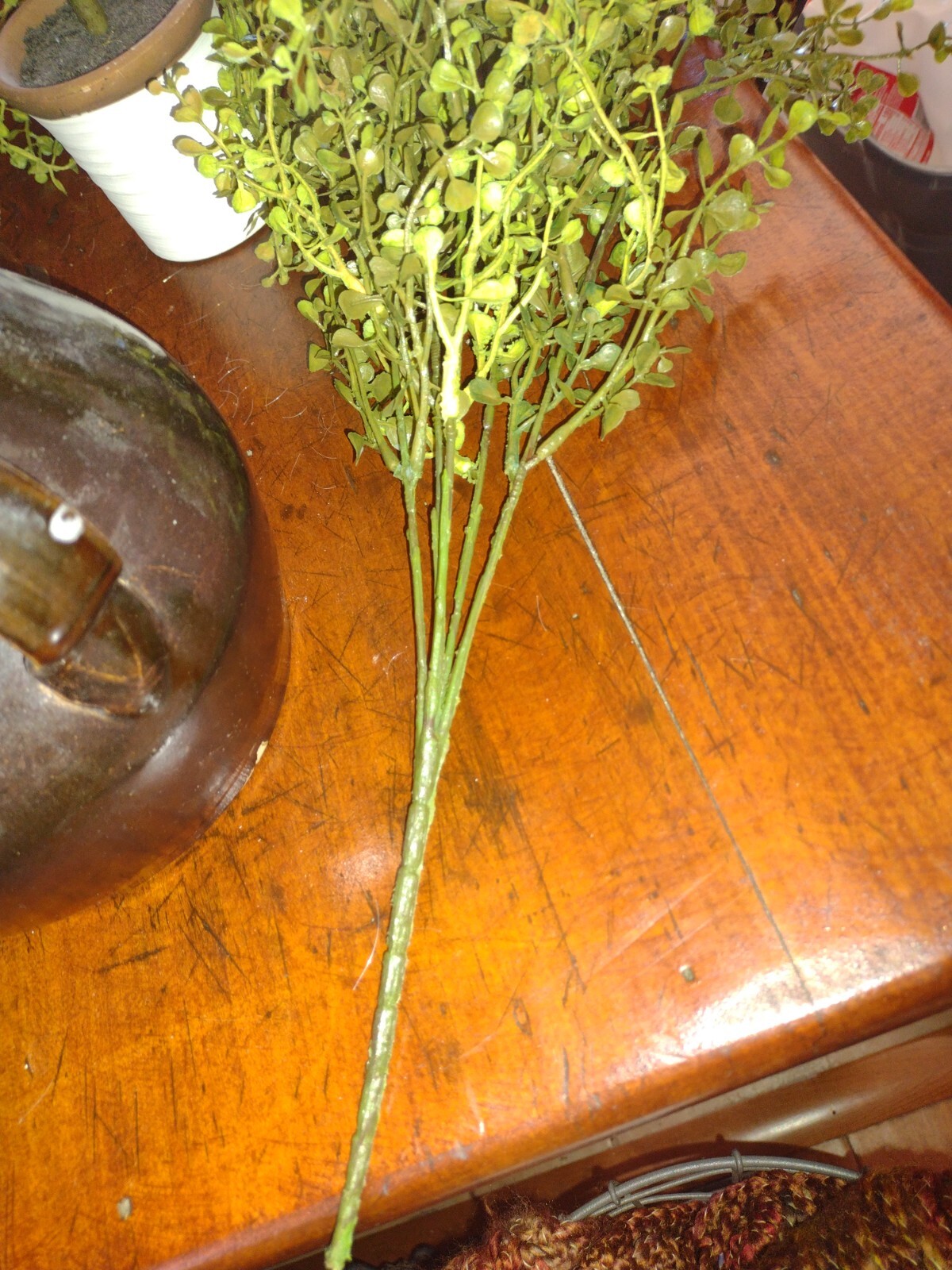 Lifelike Artificial Faux Hanging Trailing Plant Farmhouse Greenery Peperomia
