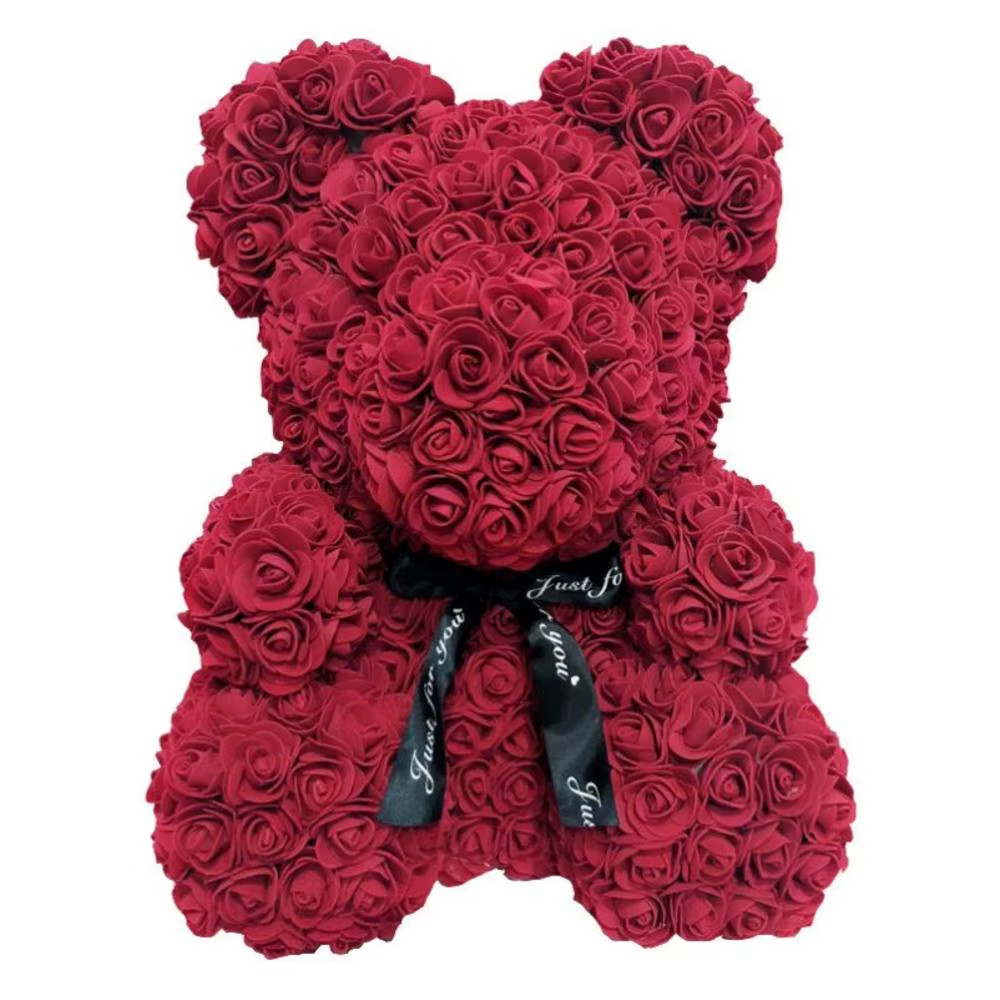 1Pc 25Cm Artificial Foam Flowers Panda Bear Rose Bear Romantic Creative Gifts F