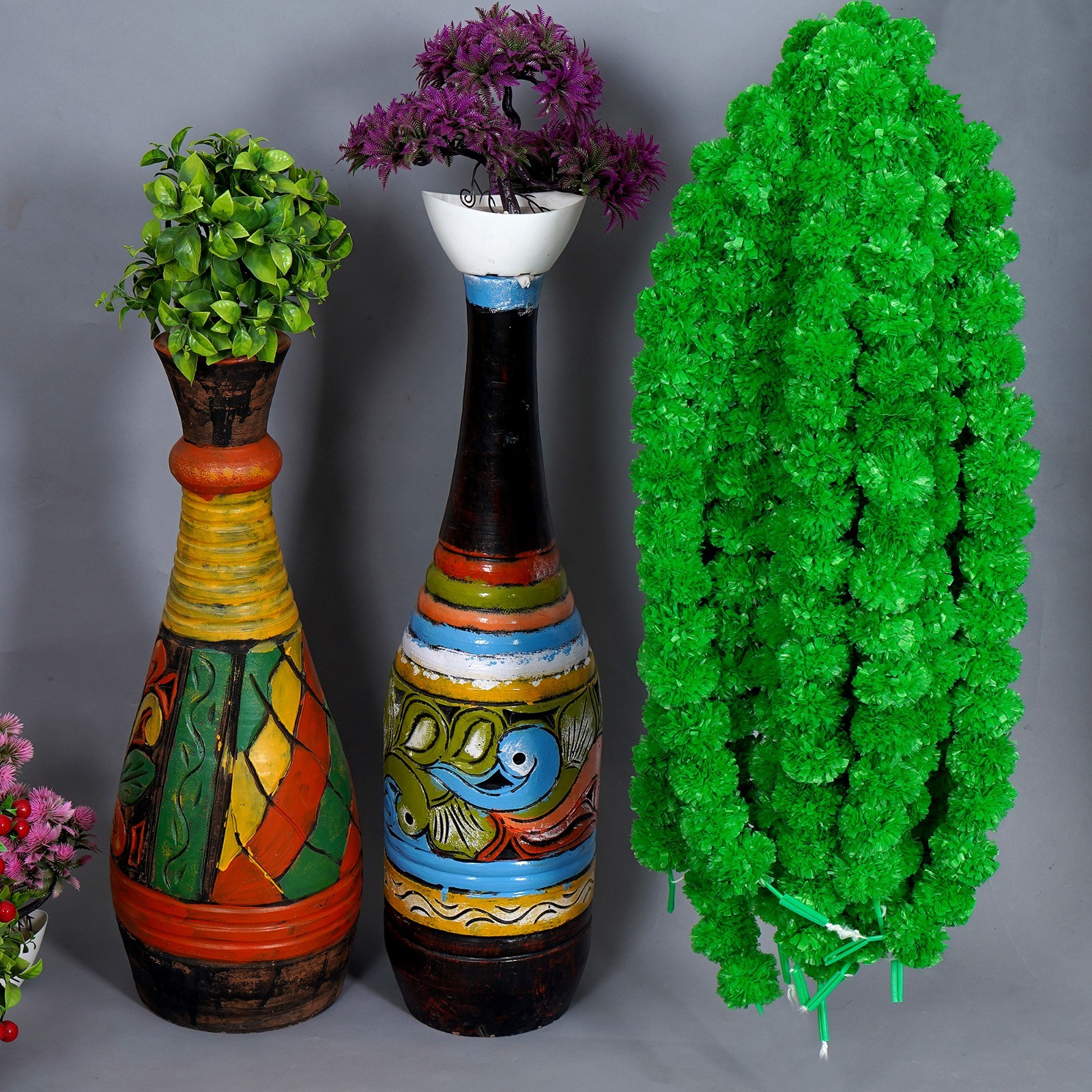 Wholesale Lot Artificial Marigold Flower Garlands Christmas New Home Decor