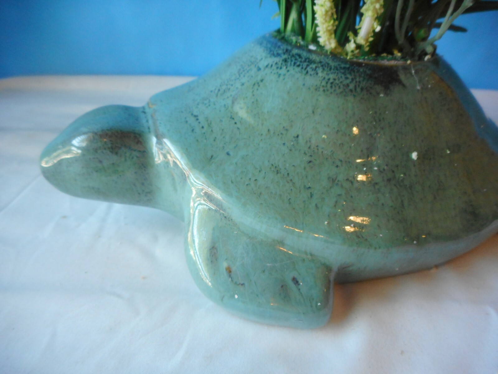 Turtle Floral Sea Shell Arrangement-Artist Created