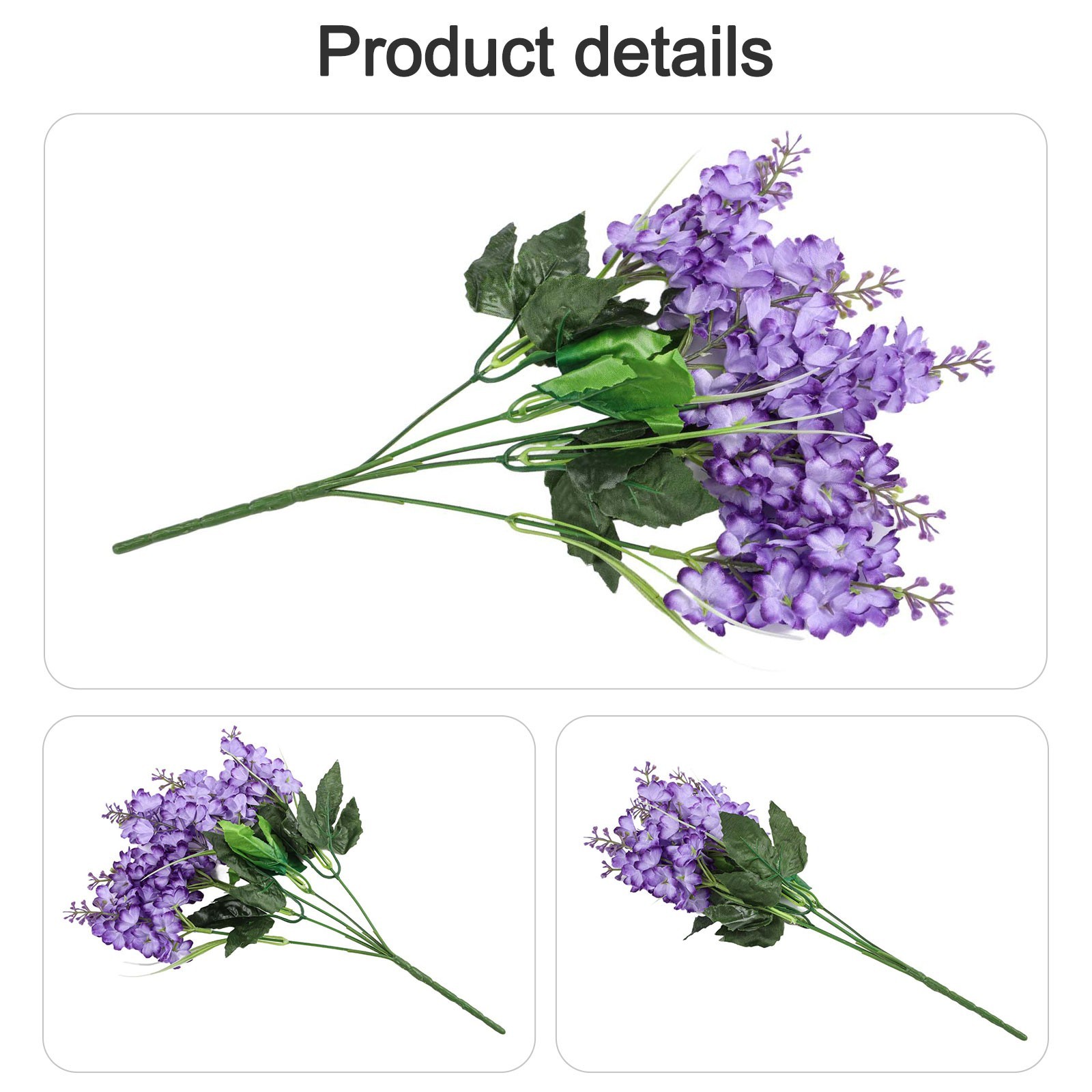 Lifelike Hyacinth Wisteria Artificial Flower for Home and Wedding Decoration