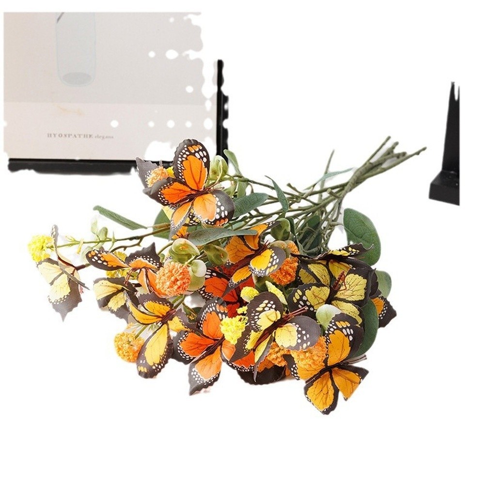 Artificial Silk Butterfly Flower for Wedding Home Decoration Outdoor Photography