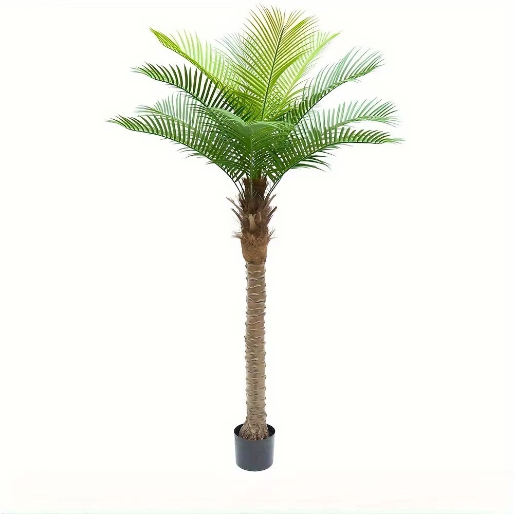 Artificial Coconut Palm Tree 5-6ft Tropical Indoor Plant Decor with Planter🌴