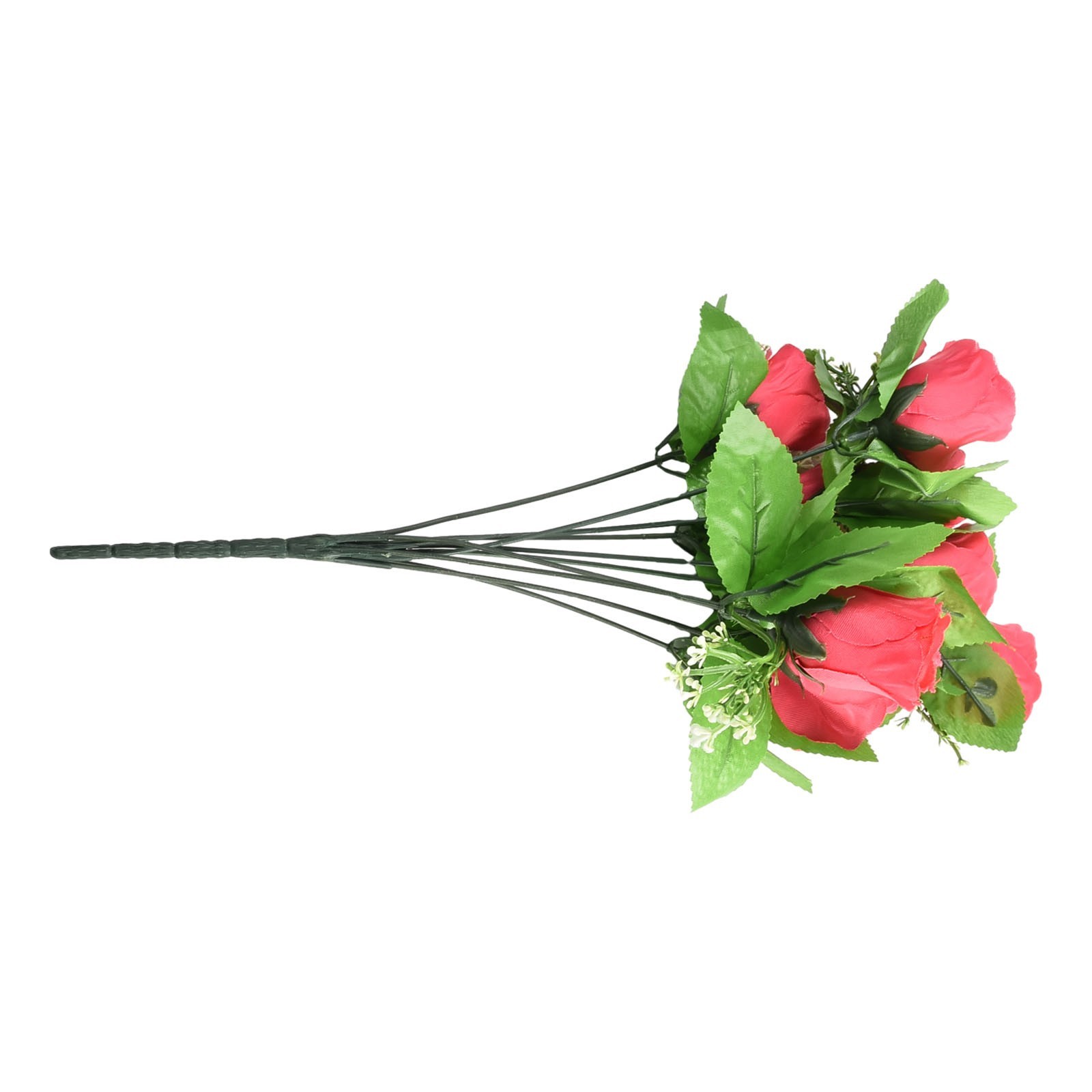 Striking 10 Heads Silk Bud Bunch for Wedding and Home Outdoor Use