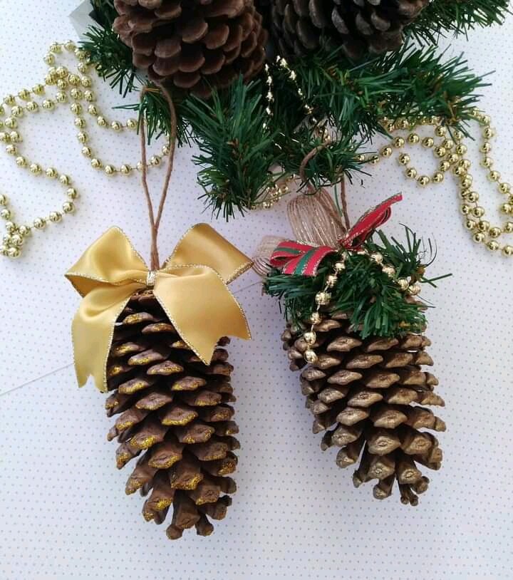 Pine Cones Decorative Natural For Florists Crafts 3PCS Quality Home Decoration