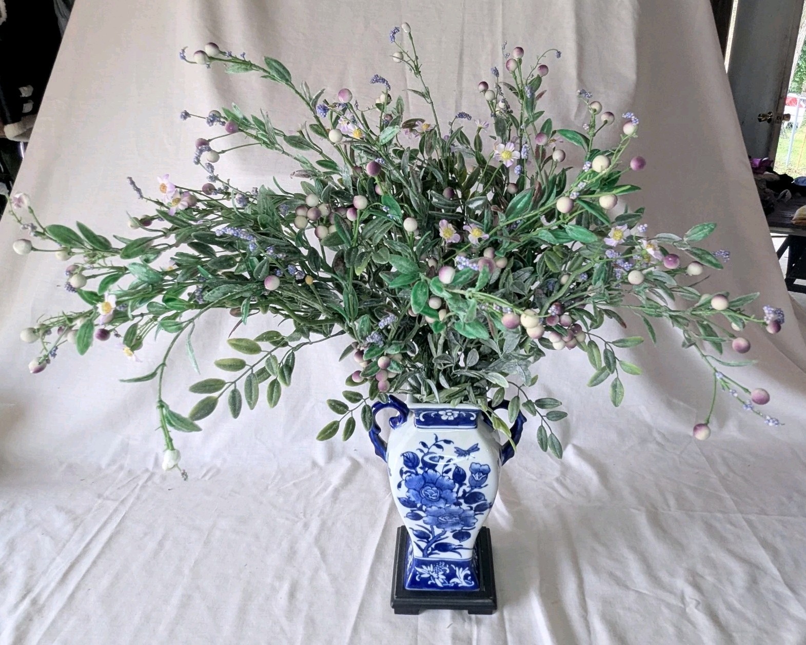 Green Artificial House Plant Home Decorating Indoor Outdoor Flowering Greenery
