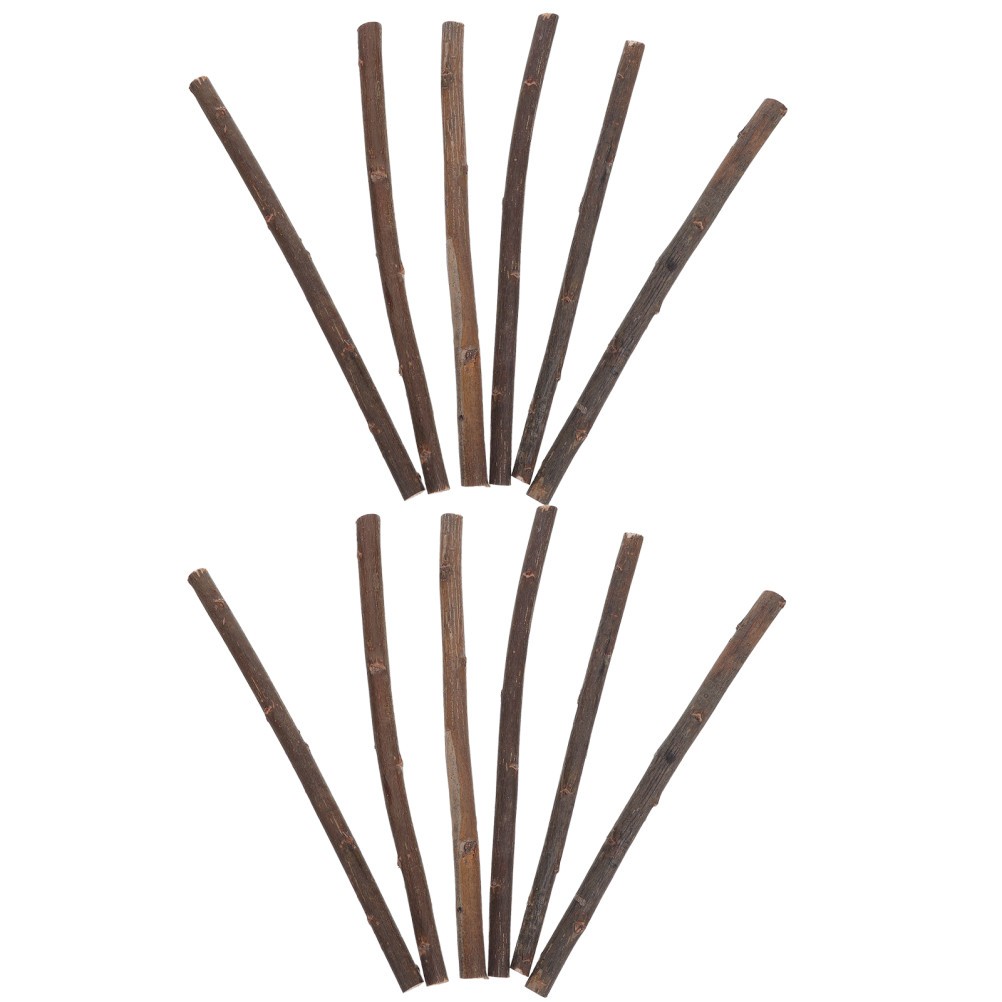 70Pcs Rustic Driftwood Craft Sticks Natural Wood Branches for DIY Arts Use