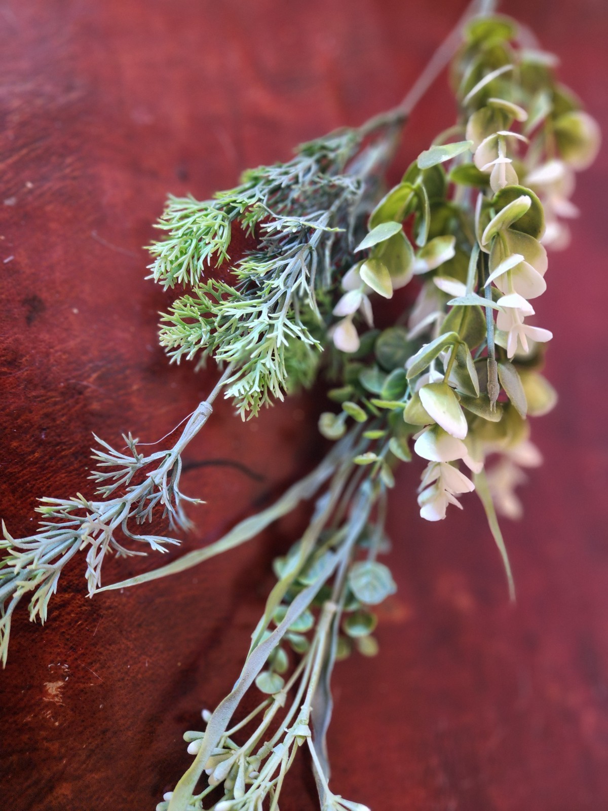 19” Eucalyptus Springerii Seeded Cluster • Faux Greenery Stem