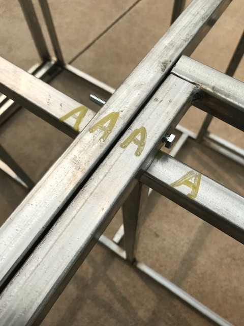 BBQ Island frame kit DIY 6′ “L”