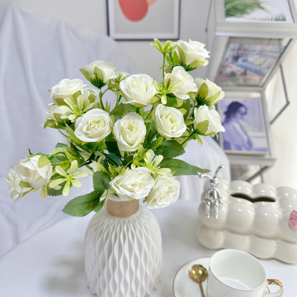Small Rose Artificial Flowers for DIY For Wedding Arch and Mantel Decor