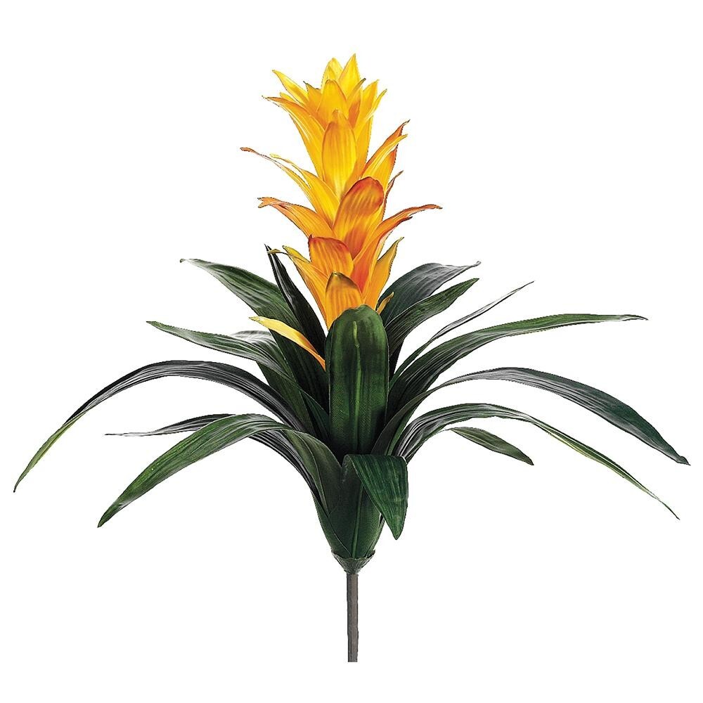 Artificial Bromeliad plant. silk flower floral arrangements