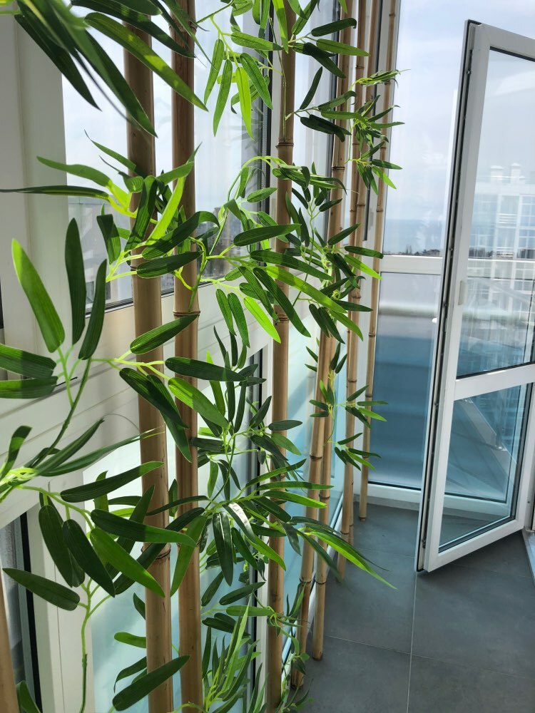 10pcs Artificial Plant Bamboo Leaf Branch for Fake Tree Wedding Home Decor