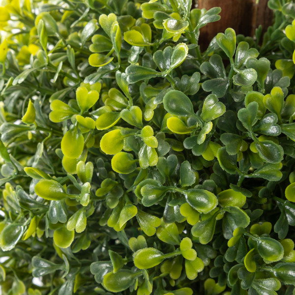 2Pcs 115cm Tall Green Three Ball Boxwood PVC Artificial Tree Home Decoration